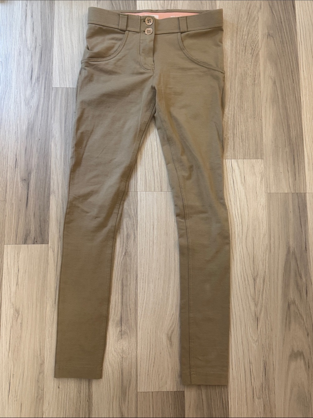 Freddy wr.up Beige regular height full length XXS butt elevating pants - Picture 2 of 5